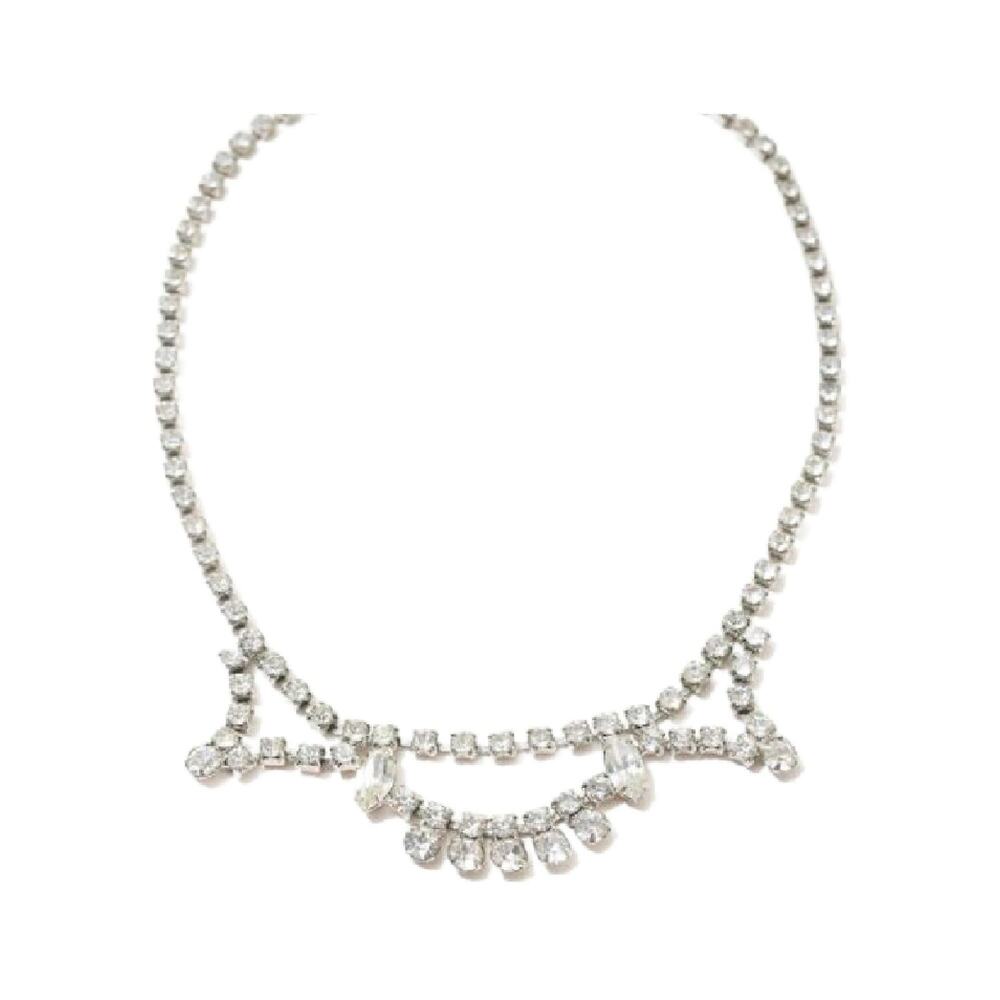 Vintage Art Deco Rhinestone Choker Necklace